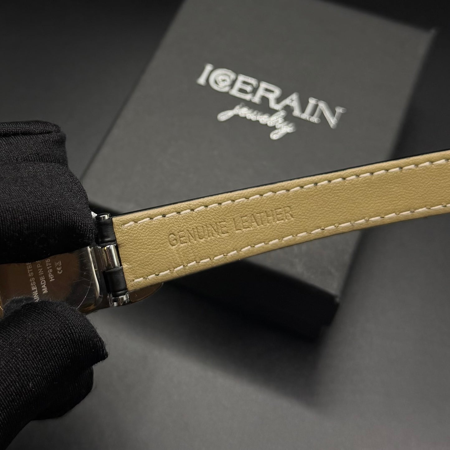 SALE | EDELSTAHL AUTOMATIK "SILVER/WHITE TONNEAU PARIS" UHR - ICERAIN JEWELRY