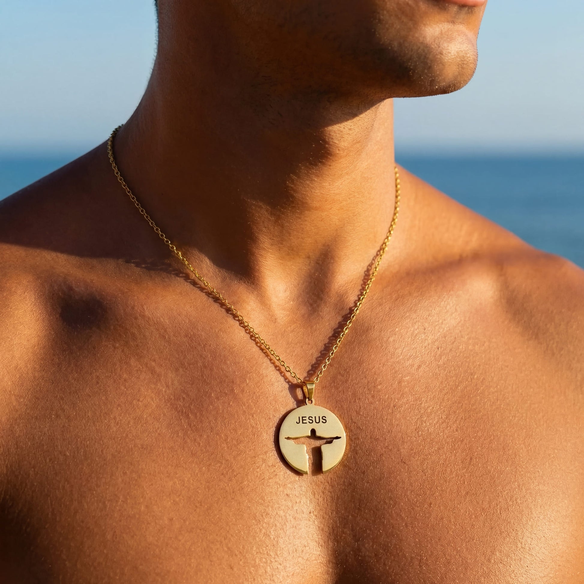 EDELSTAHL "JESUS" KETTE - ICERAIN JEWELRY