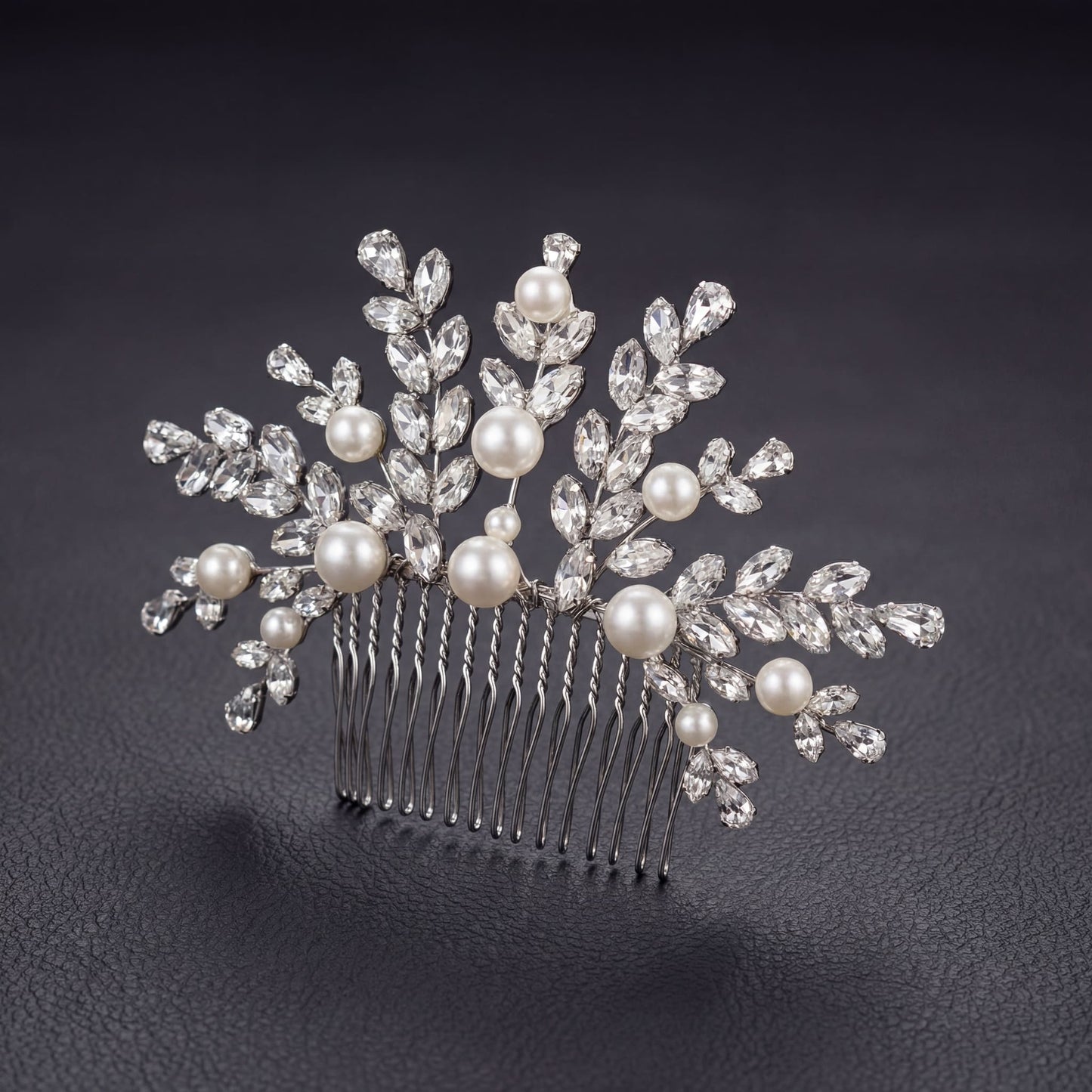 ICED OUT "PEARL BLOSSOM" DIADEM/TIARA - ICERAIN JEWELRY