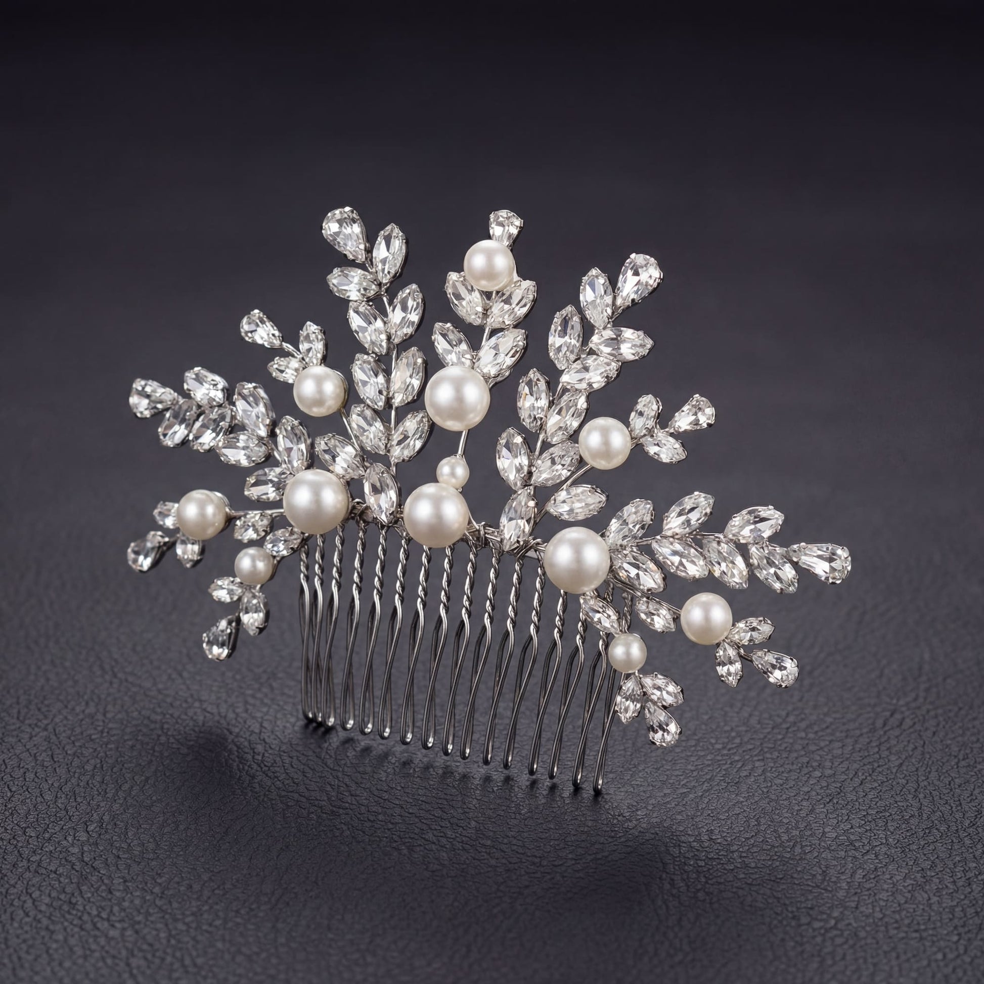 ICED OUT "PEARL BLOSSOM" DIADEM/TIARA - ICERAIN JEWELRY