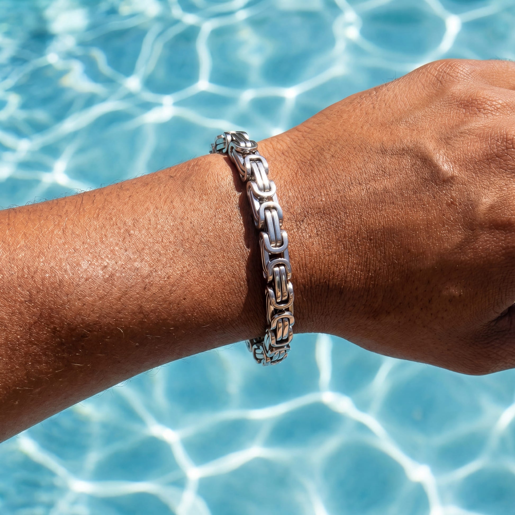 EDELSTAHL 8MM "KING" ARMBAND - ICERAIN JEWELRY