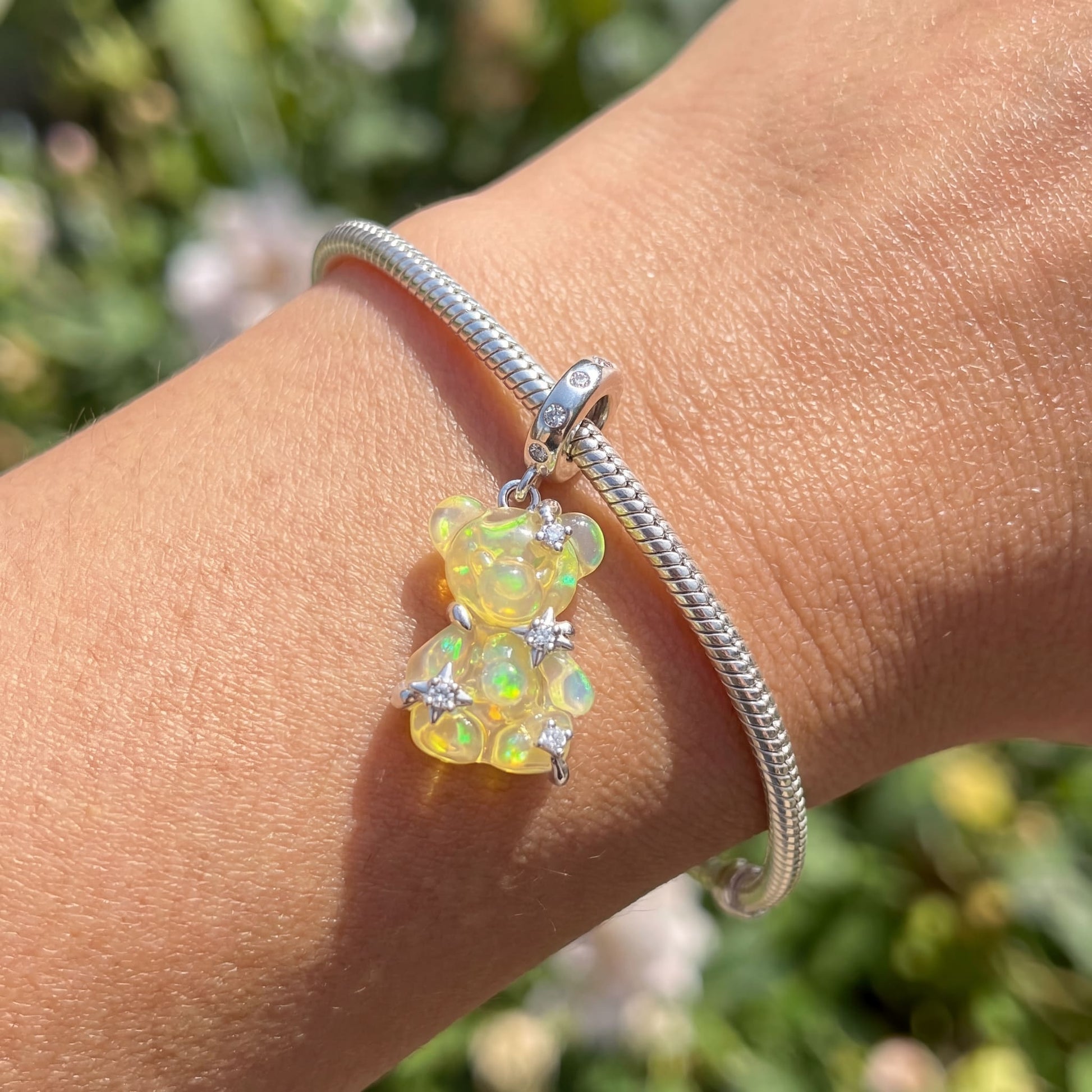 925S SILVER "TEDDY BEAR" CHARM - ICERAIN JEWELRY