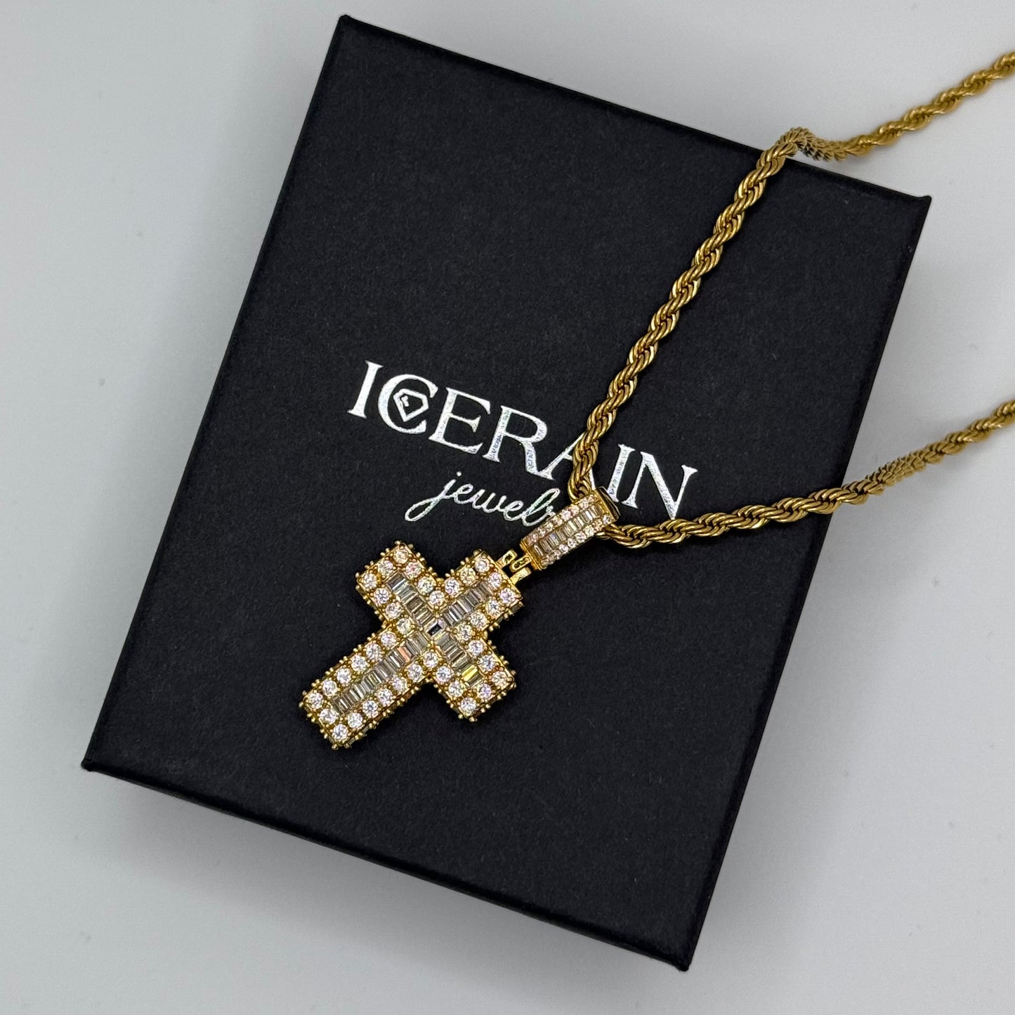 Luxus Iced Out "Cross V5" Kette - ICERAIN JEWELRY