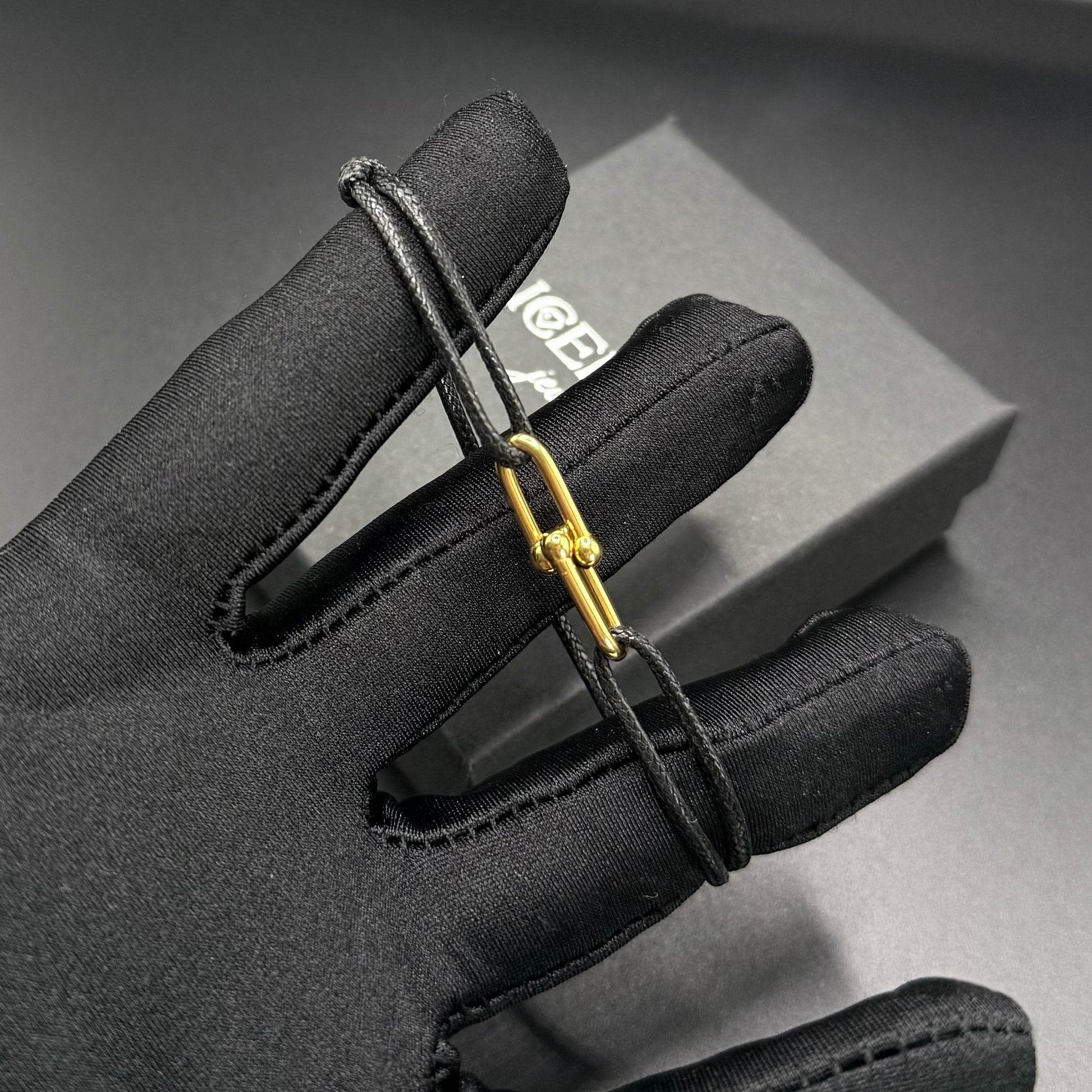 STOFF/EDELSTAHL "CLOSURE" ARMBAND - ICERAIN JEWELRY
