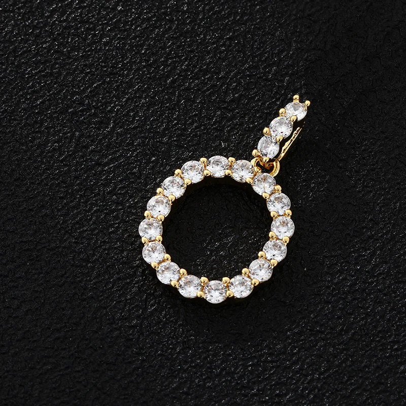 PERSONALISIERTER ICED OUT ANFANGSBUCHSTABE "SI" CHARM