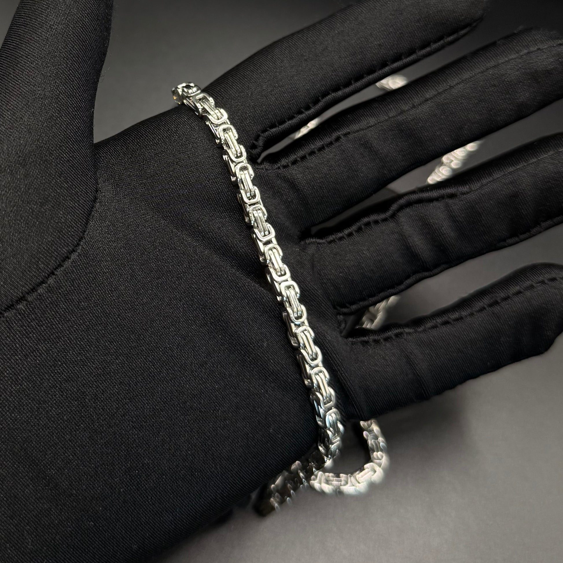 EDELSTAHL 4MM "SILVER KING" KETTE - ICERAIN JEWELRY