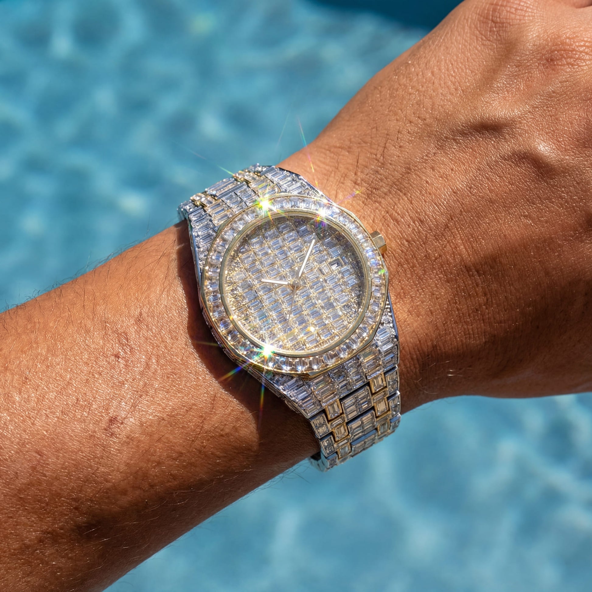 ICED OUT "VELESIMO" UHR - ICERAIN JEWELRY
