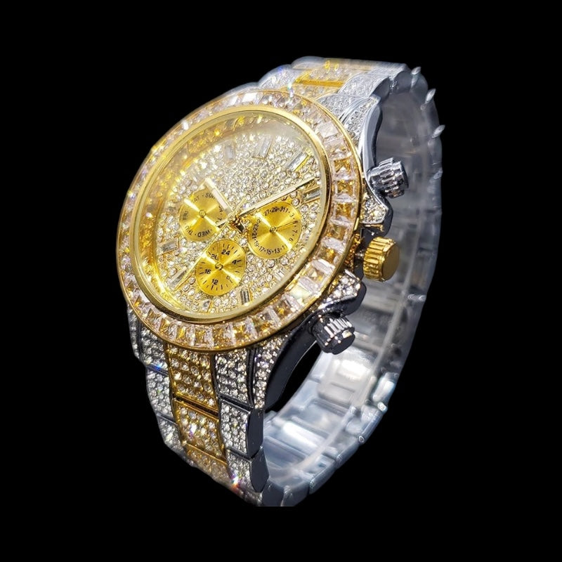 ICED OUT "SOLLINI V3" UHR - ICERAIN JEWELRY