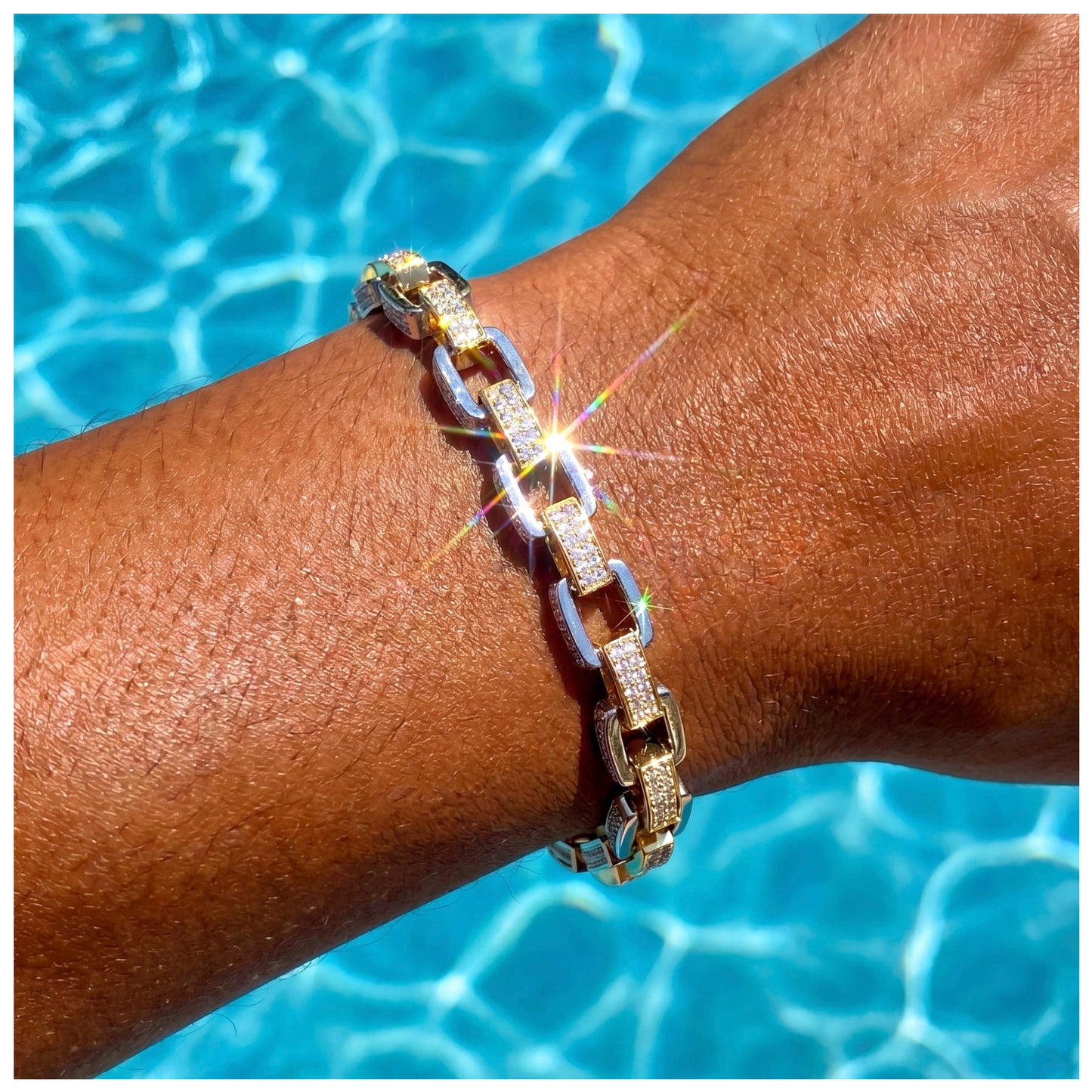 ICED OUT 8MM "ICEBOX" ARMBAND - ICERAIN JEWELRY
