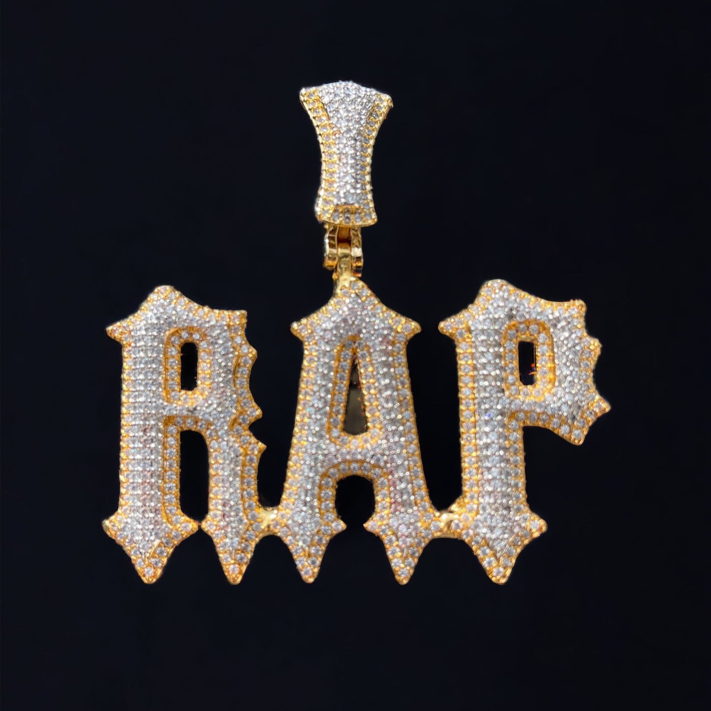 Personalisierte Iced Out "Trap" Kette