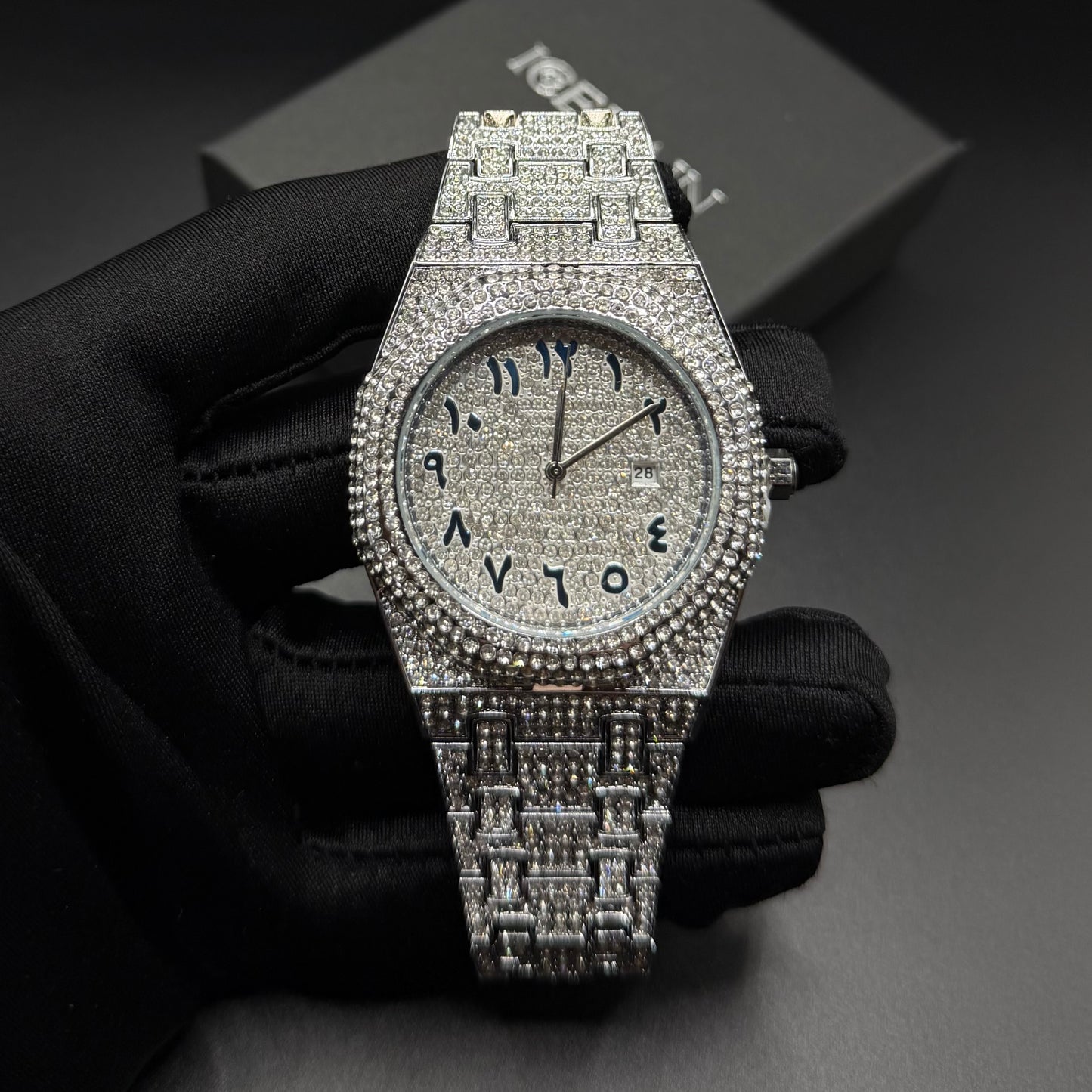 ICED OUT "ARABIC V2" UHR - ICERAIN JEWELRY