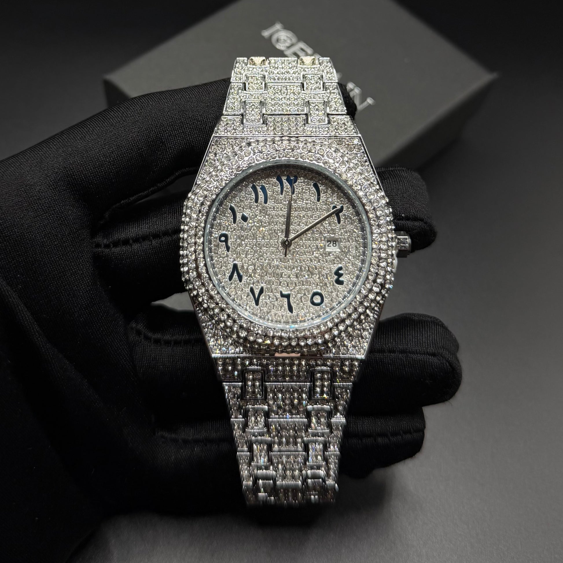 ICED OUT "ARABIC V2" UHR - ICERAIN JEWELRY