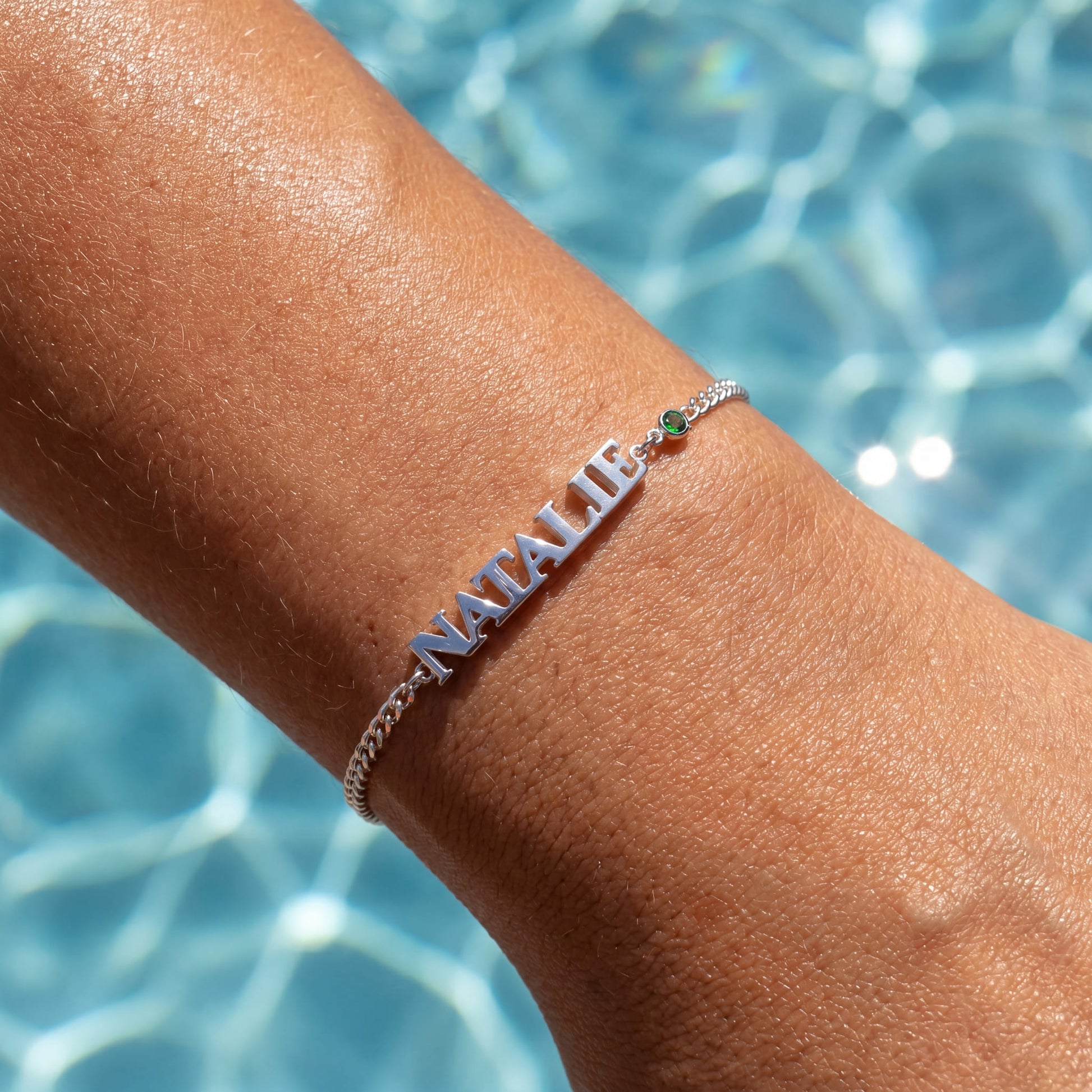 PERSONALISIERTES EDELSTAHL "LELOR" ARMBAND - ICERAIN JEWELRY