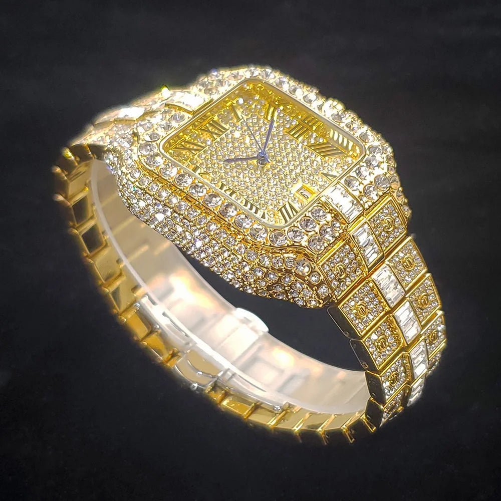 ICED OUT "PIAZZA V5" UHR - ICERAIN JEWELRY