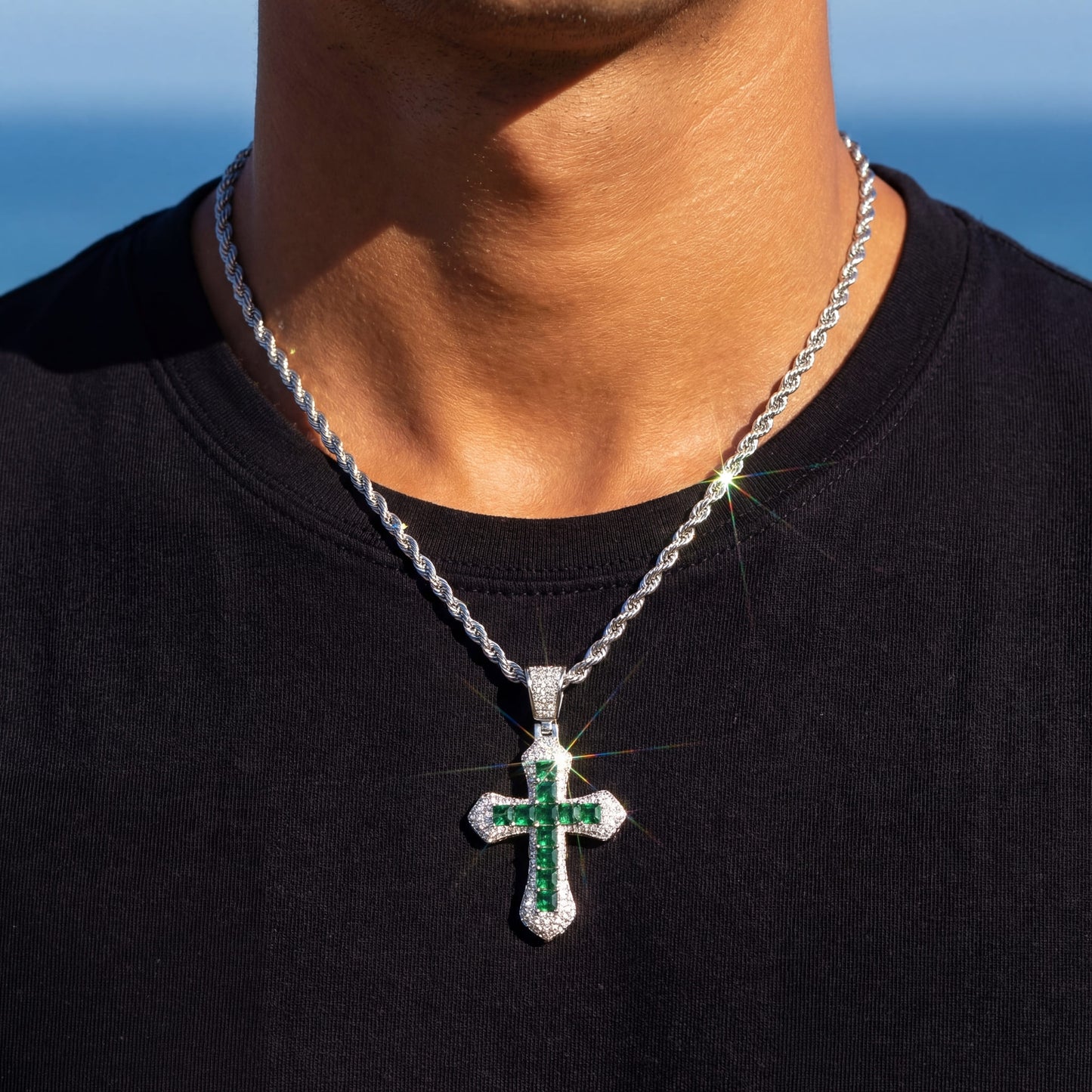 ICED OUT "CROSS" KETTE - ICERAIN JEWELRY