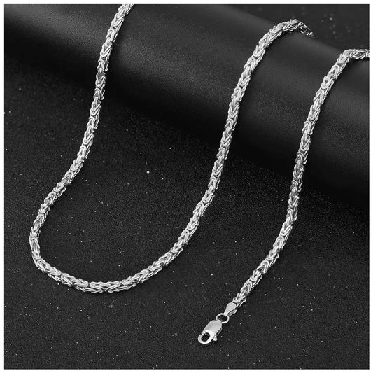 925S SILVER 2,5MM "SILVER MAJOR" KÖNIGSKETTE - ICERAIN JEWELRY