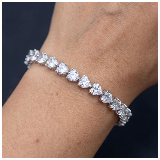 ICED OUT "HEART" ARMBAND - ICERAIN JEWELRY