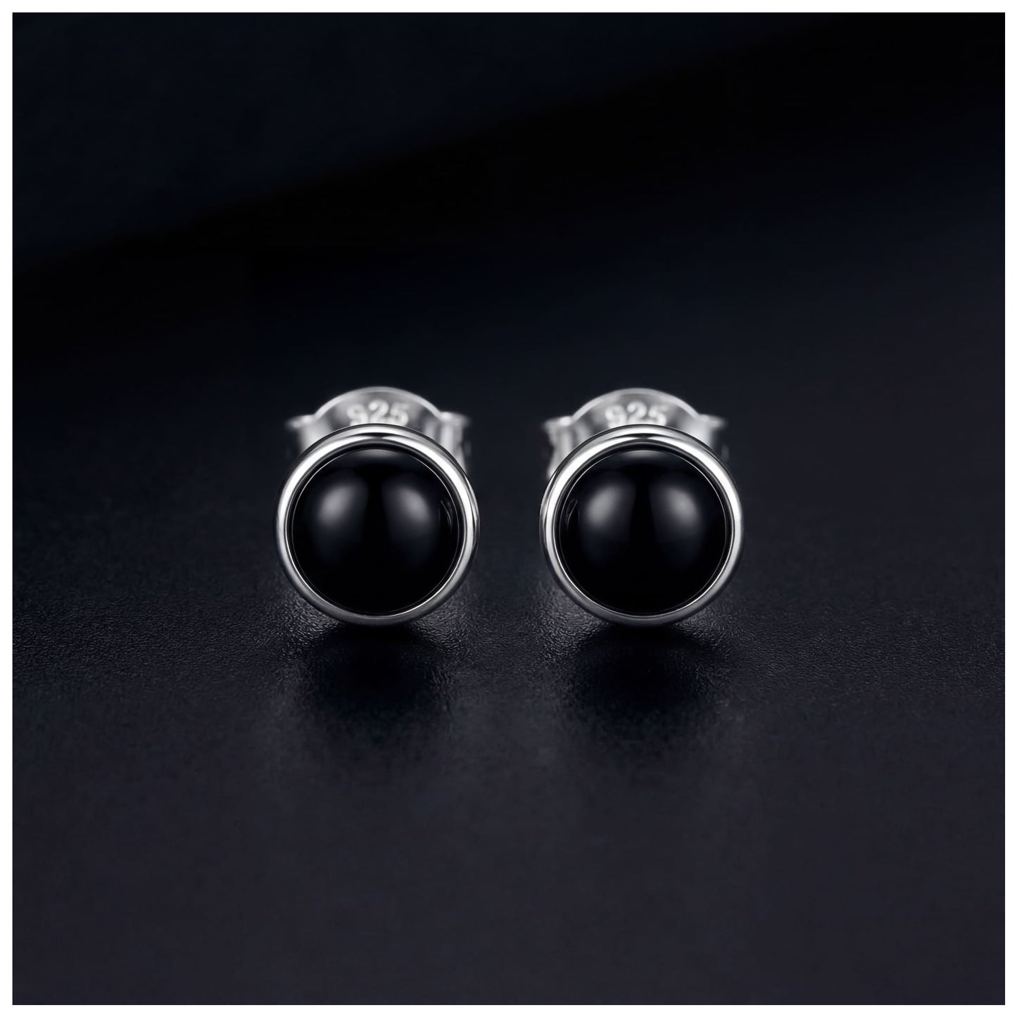 925S SILVER "ACHAT" OHRRINGE - ICERAIN JEWELRY