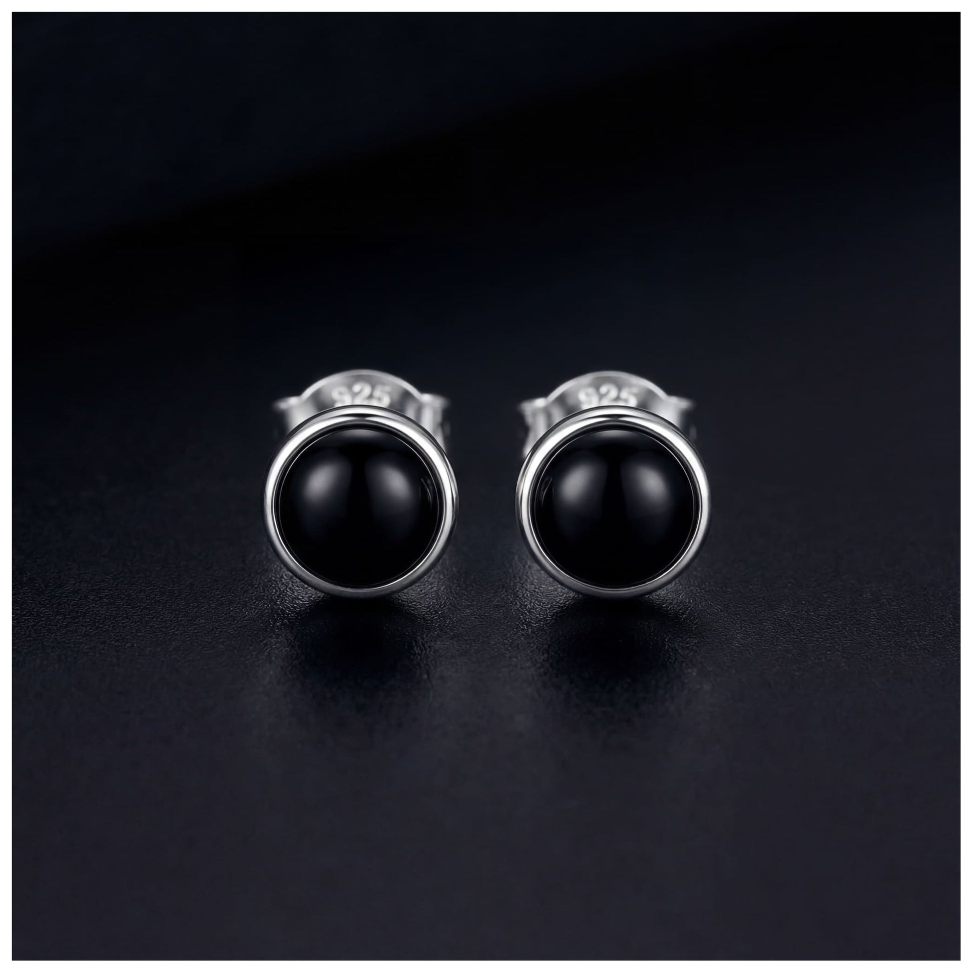 925S SILVER "ACHAT" OHRRINGE - ICERAIN JEWELRY