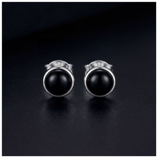 925S SILVER "ACHAT" OHRRINGE - ICERAIN JEWELRY
