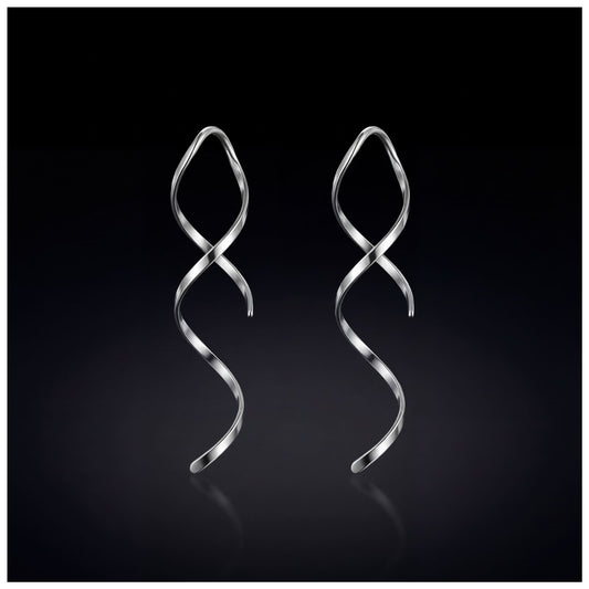 EDELSTAHL "SPIRAL" OHRRINGE - ICERAIN JEWELRY