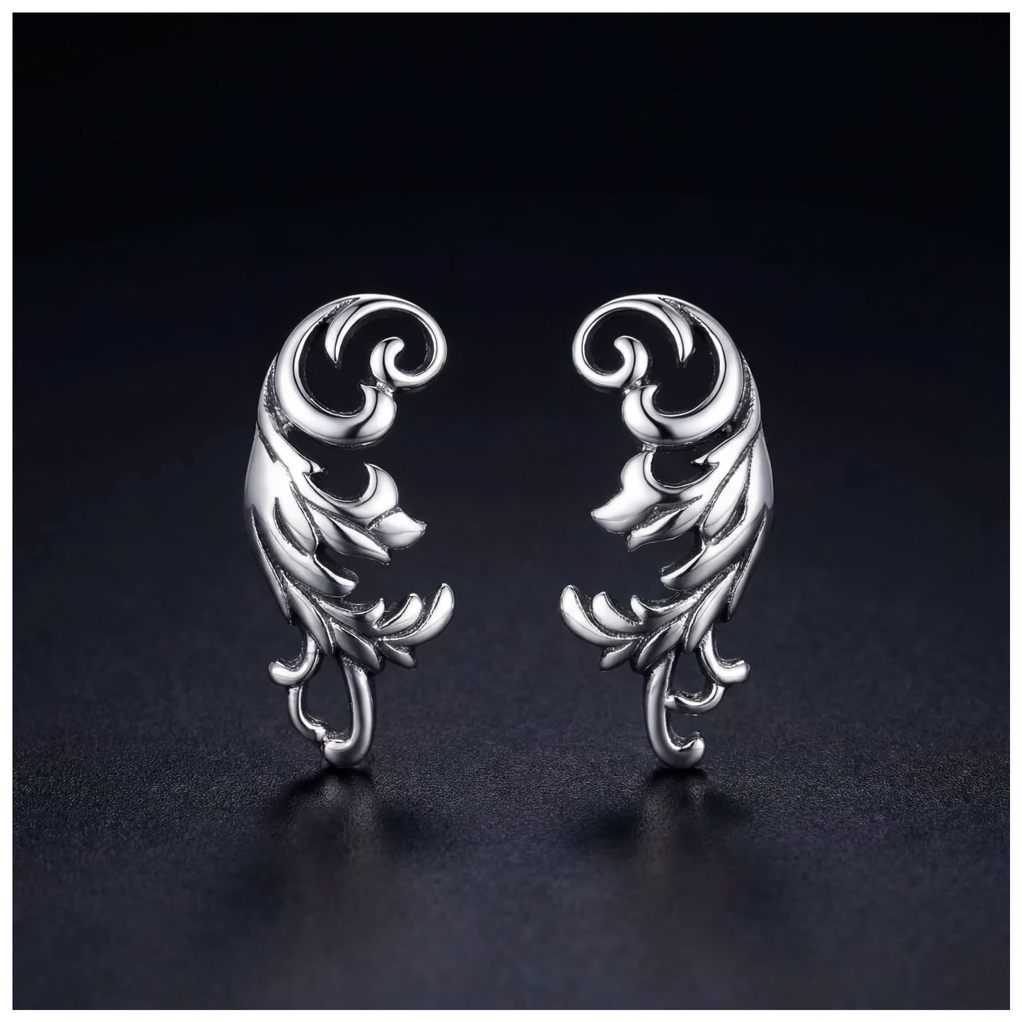 925S SILVER "TRAIBLE" OHRRINGE - ICERAIN JEWELRY