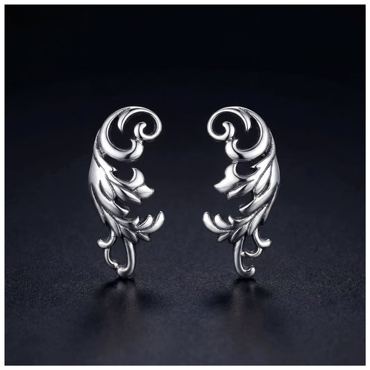 925S SILVER "TRAIBLE" OHRRINGE - ICERAIN JEWELRY