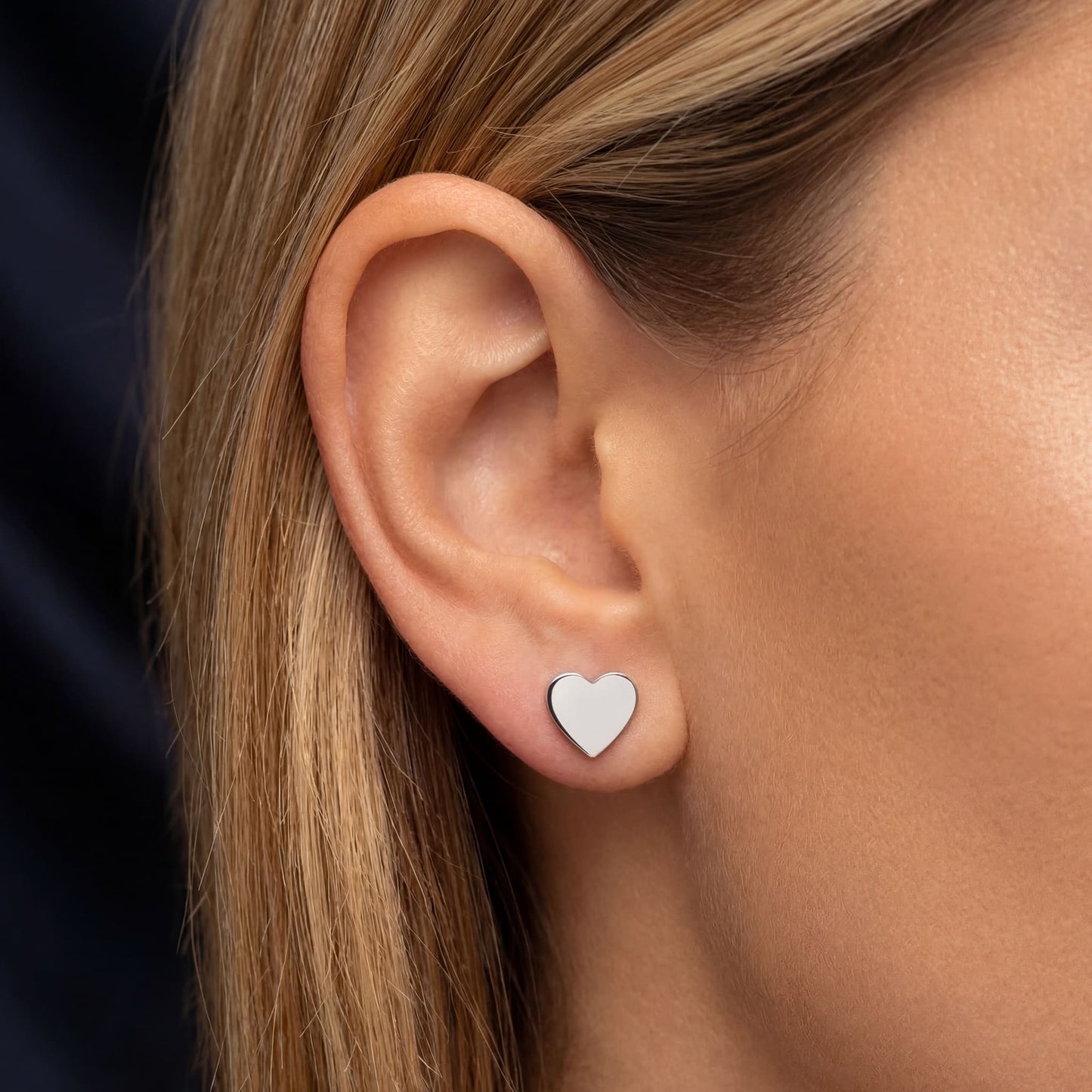 EDELSTAHL "HEART" OHRRINGE - ICERAIN JEWELRY