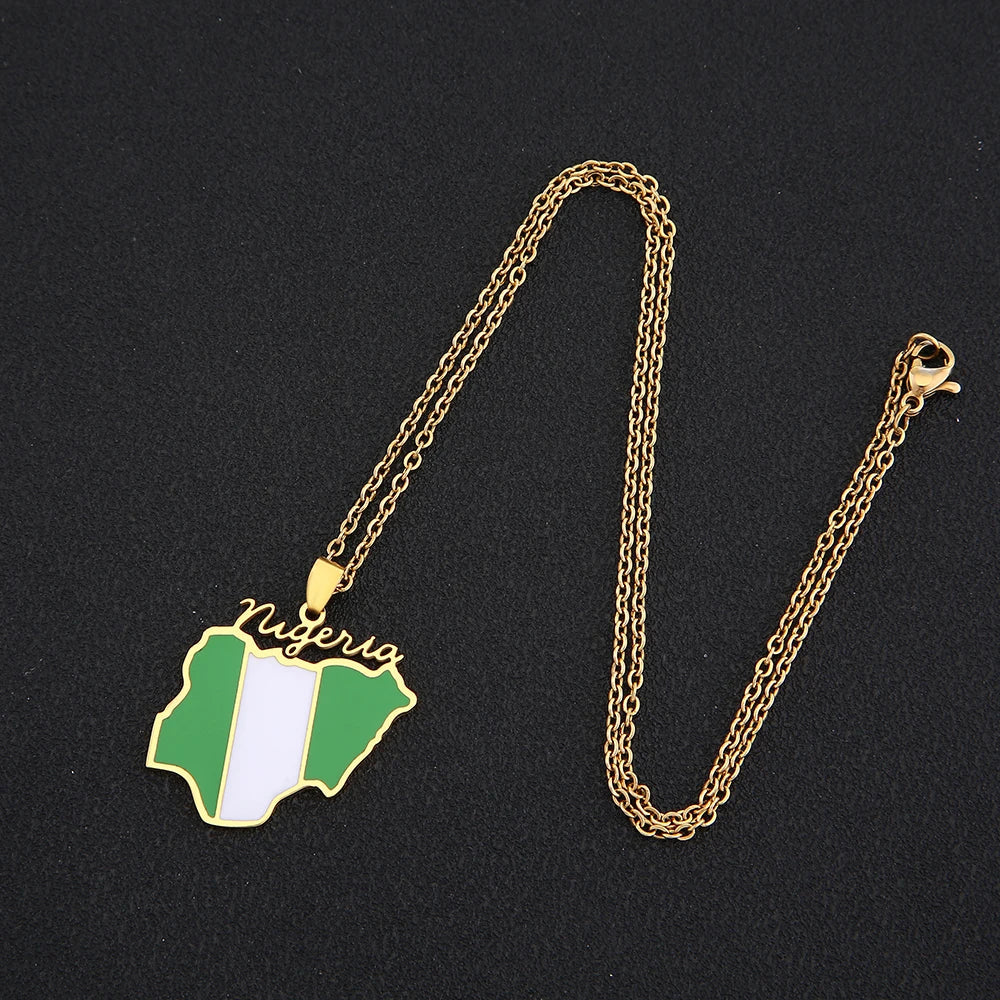 EDELSTAHL "NIGERIA V2" LÄNDERKETTE - ICERAIN JEWELRY