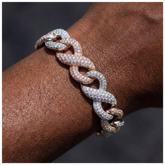 ICED OUT "CUBAN INFINITY" ARMBAND - ICERAIN JEWELRY