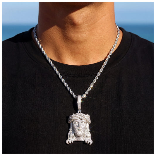 ICED OUT "JESUS" KETTE - ICERAIN JEWELRY