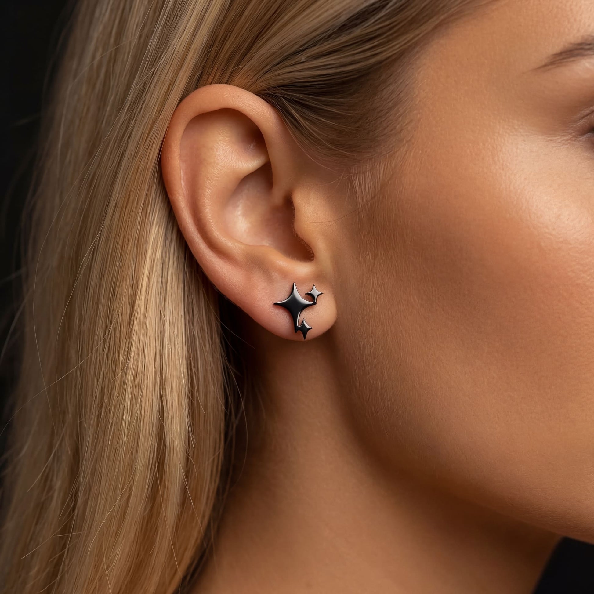 EDELSTAHL "STAR" OHRRINGE - ICERAIN JEWELRY