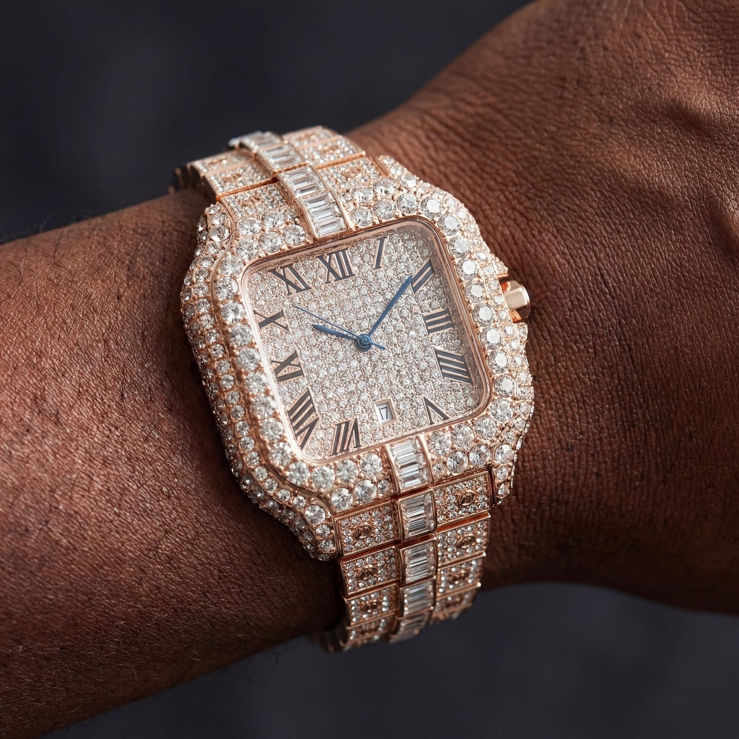 ICED OUT "PIAZZA V5" UHR - ICERAIN JEWELRY