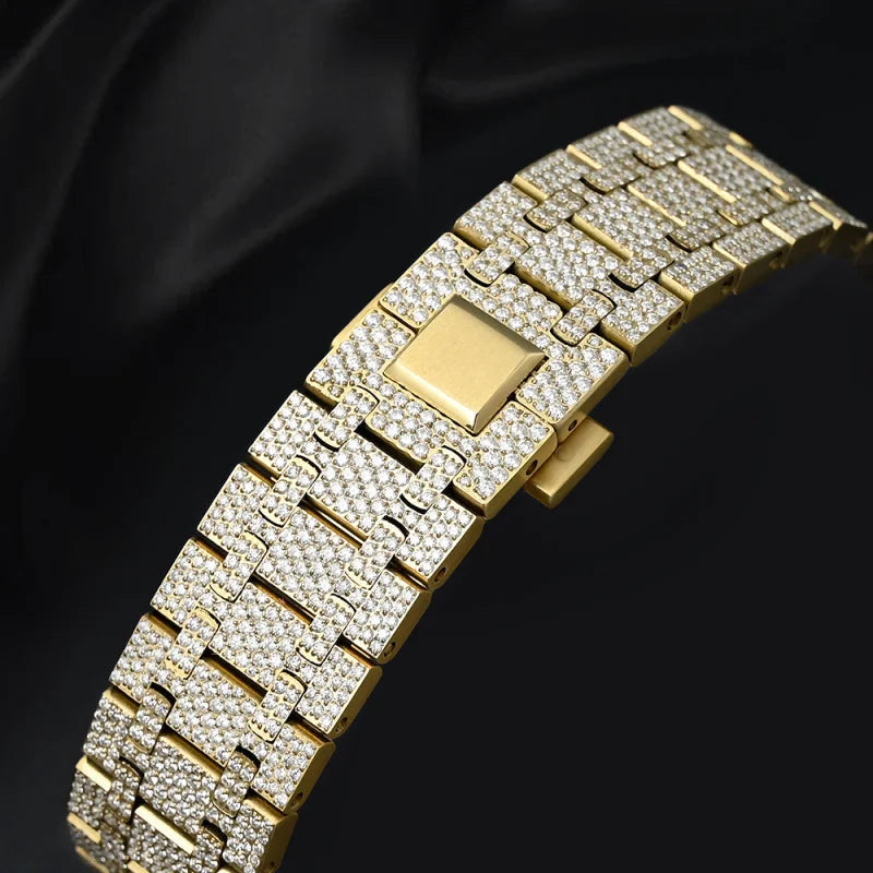ICED OUT 42MM MOISSANITE "APOSTEL" UHR