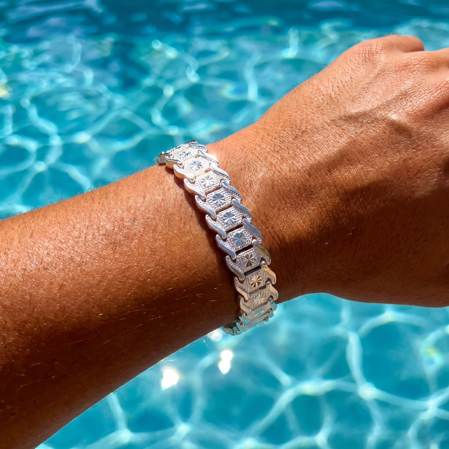 925S SILVER "SCALLONI" ARMBAND - ICERAIN JEWELRY