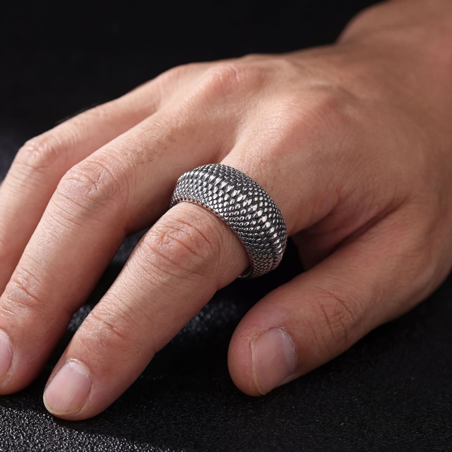 925S SILVER "SNAKE" RING - ICERAIN JEWELRY