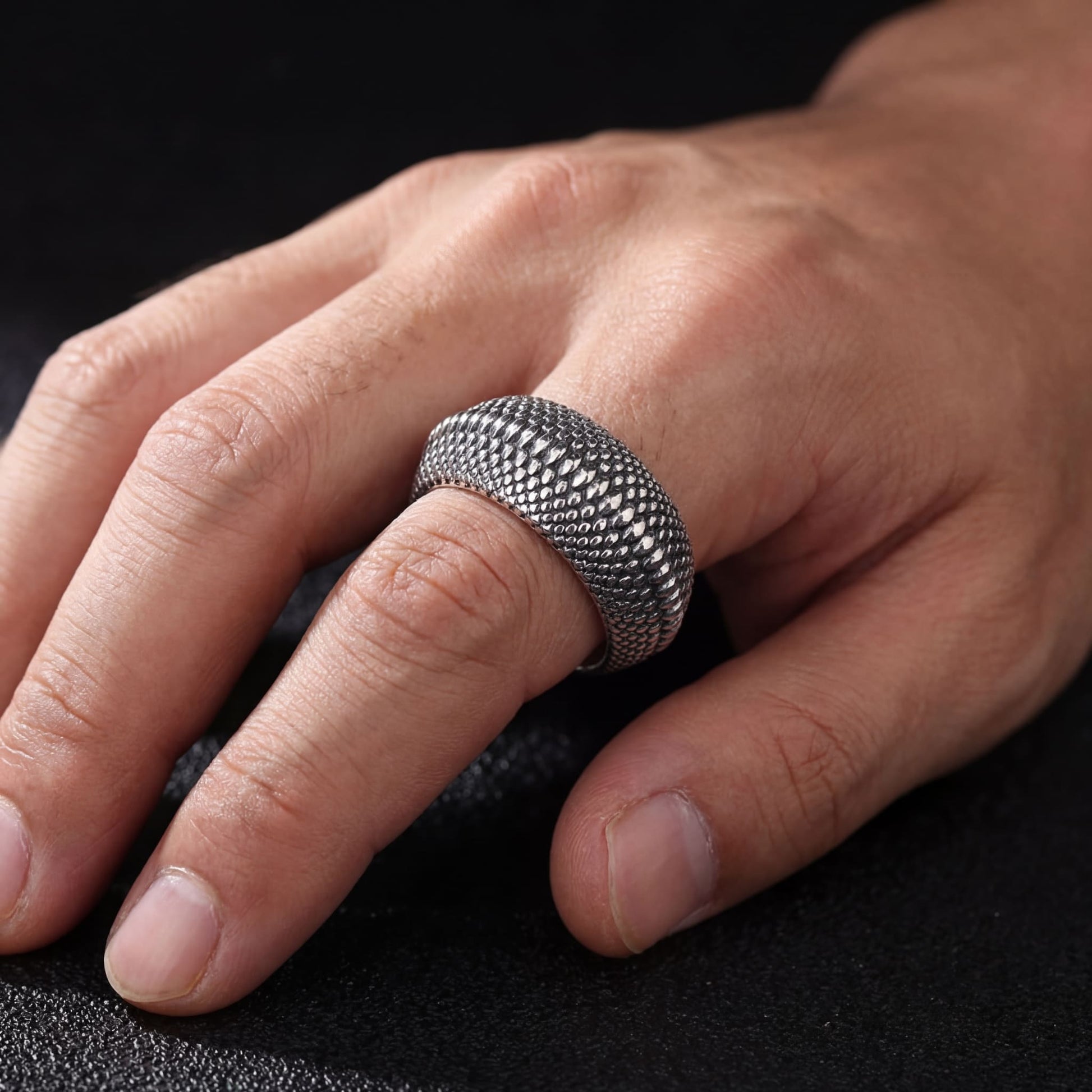 925S SILVER "SNAKE" RING - ICERAIN JEWELRY