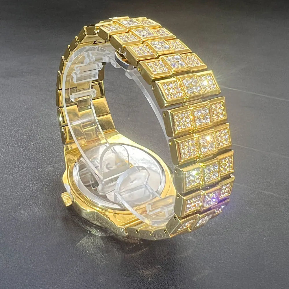 ICED OUT "FASHIONARY" UHR - ICERAIN JEWELRY