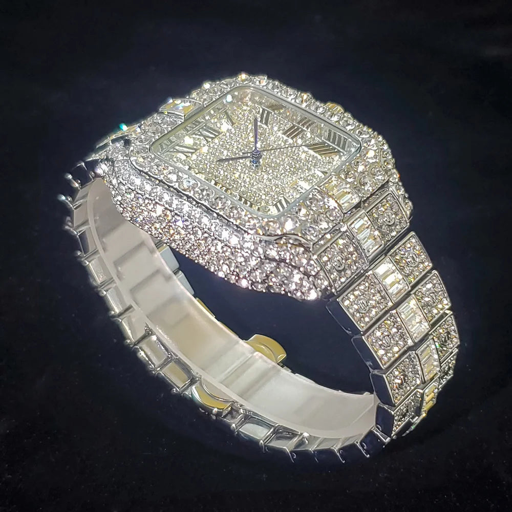 ICED OUT "PIAZZA V5" UHR - ICERAIN JEWELRY