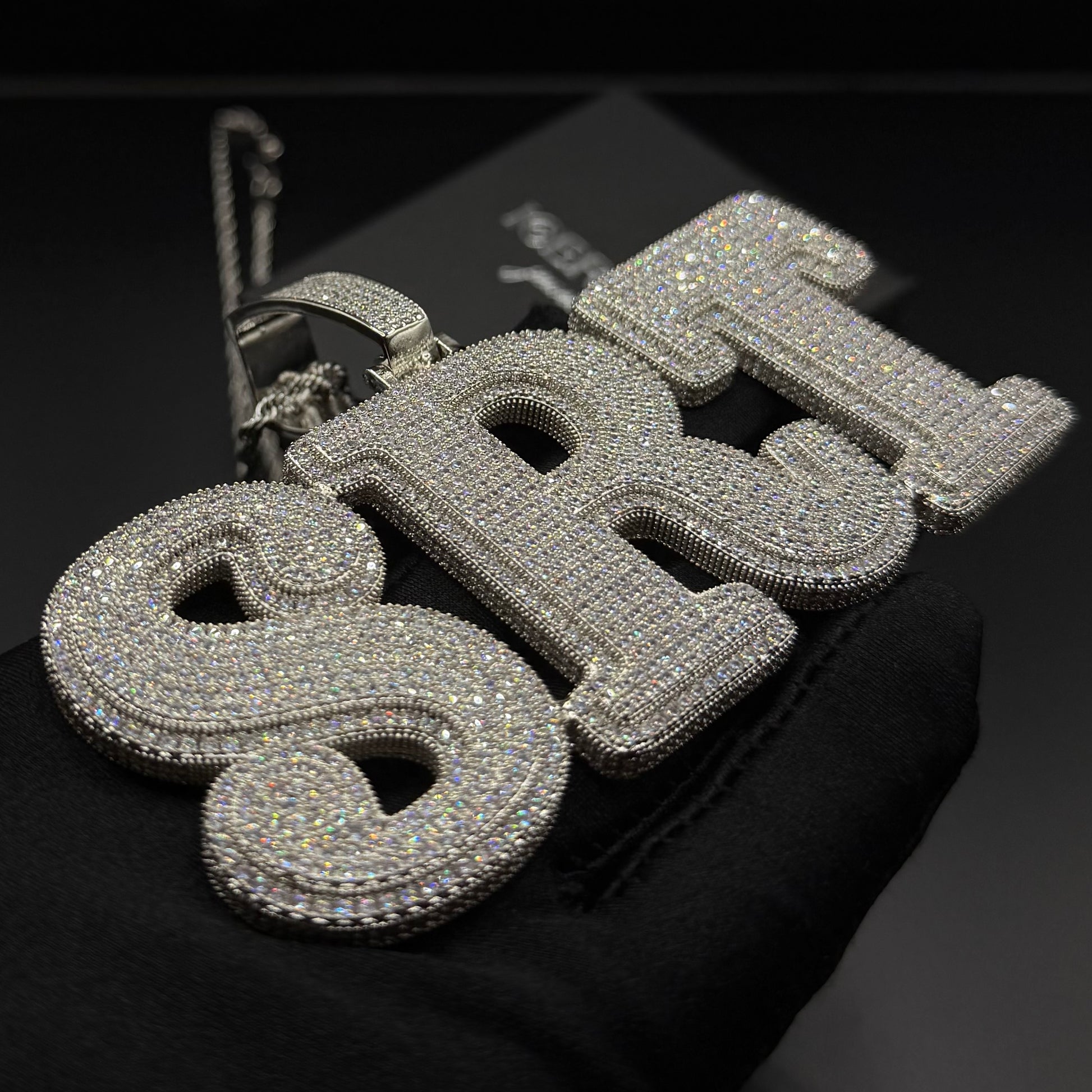 PERSONALISIERTE ICED OUT "FLEDYR" KETTE - ICERAIN JEWELRY