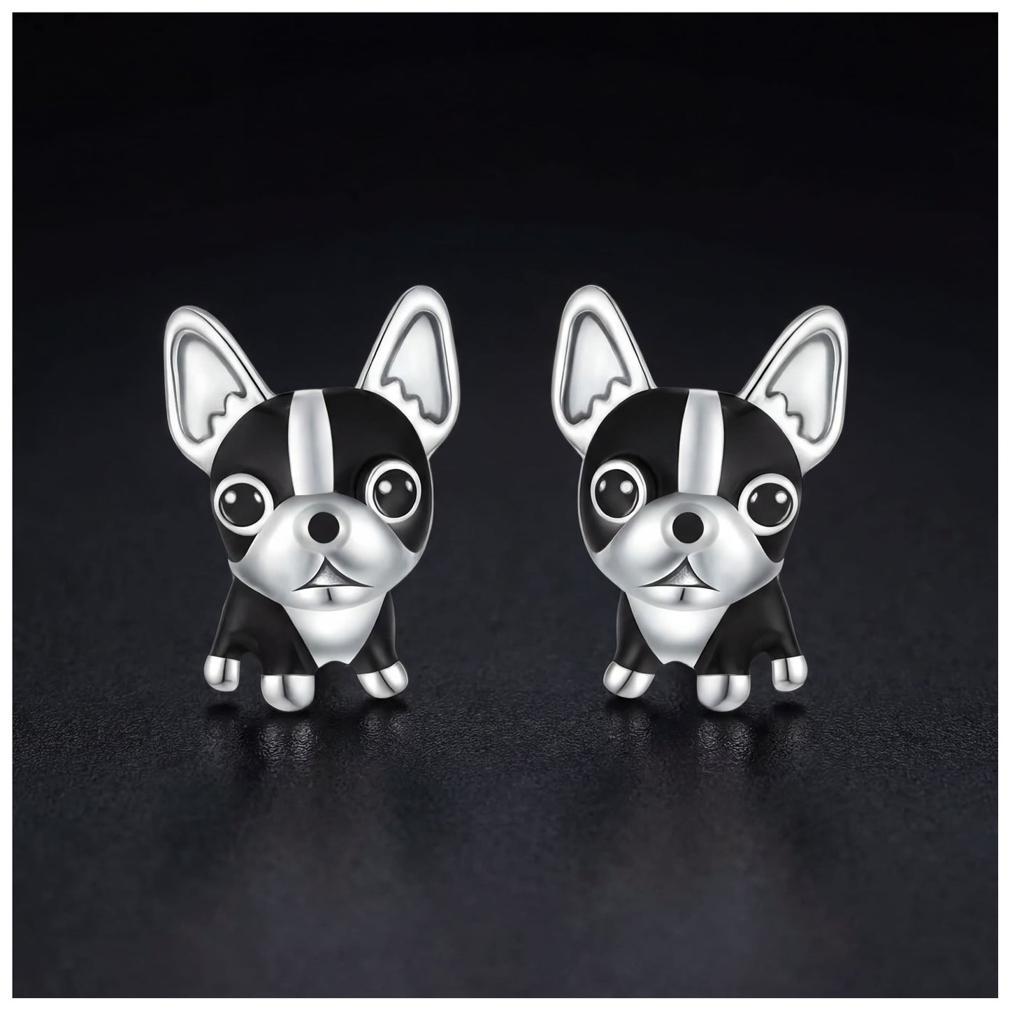 925S SILVER "CHIHUAUA" OHRRINGE - ICERAIN JEWELRY