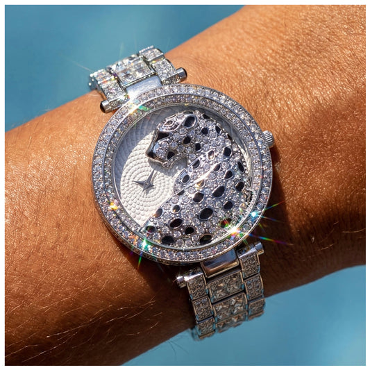 ICED OUT "LEOPARDO" UHR - ICERAIN JEWELRY