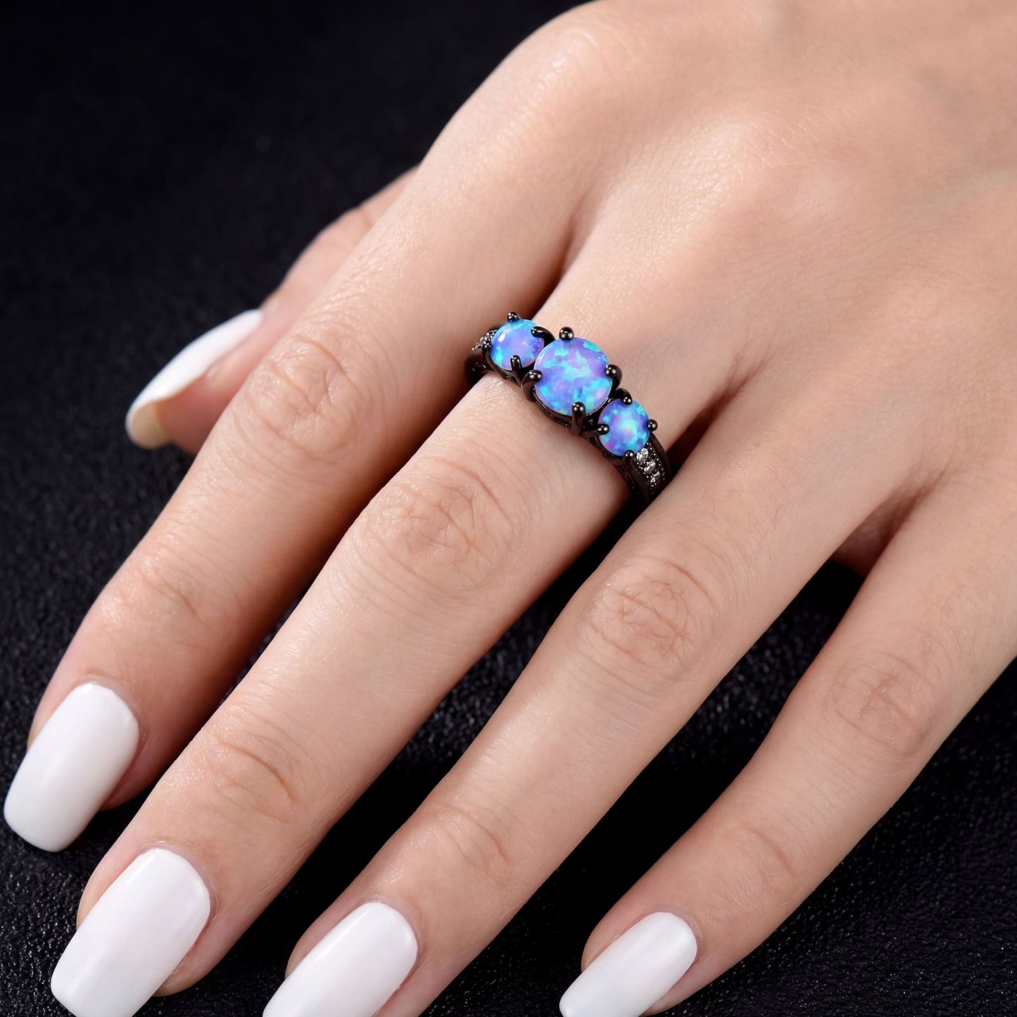 ICED OUT "BLACK SKY" RING - ICERAIN JEWELRY