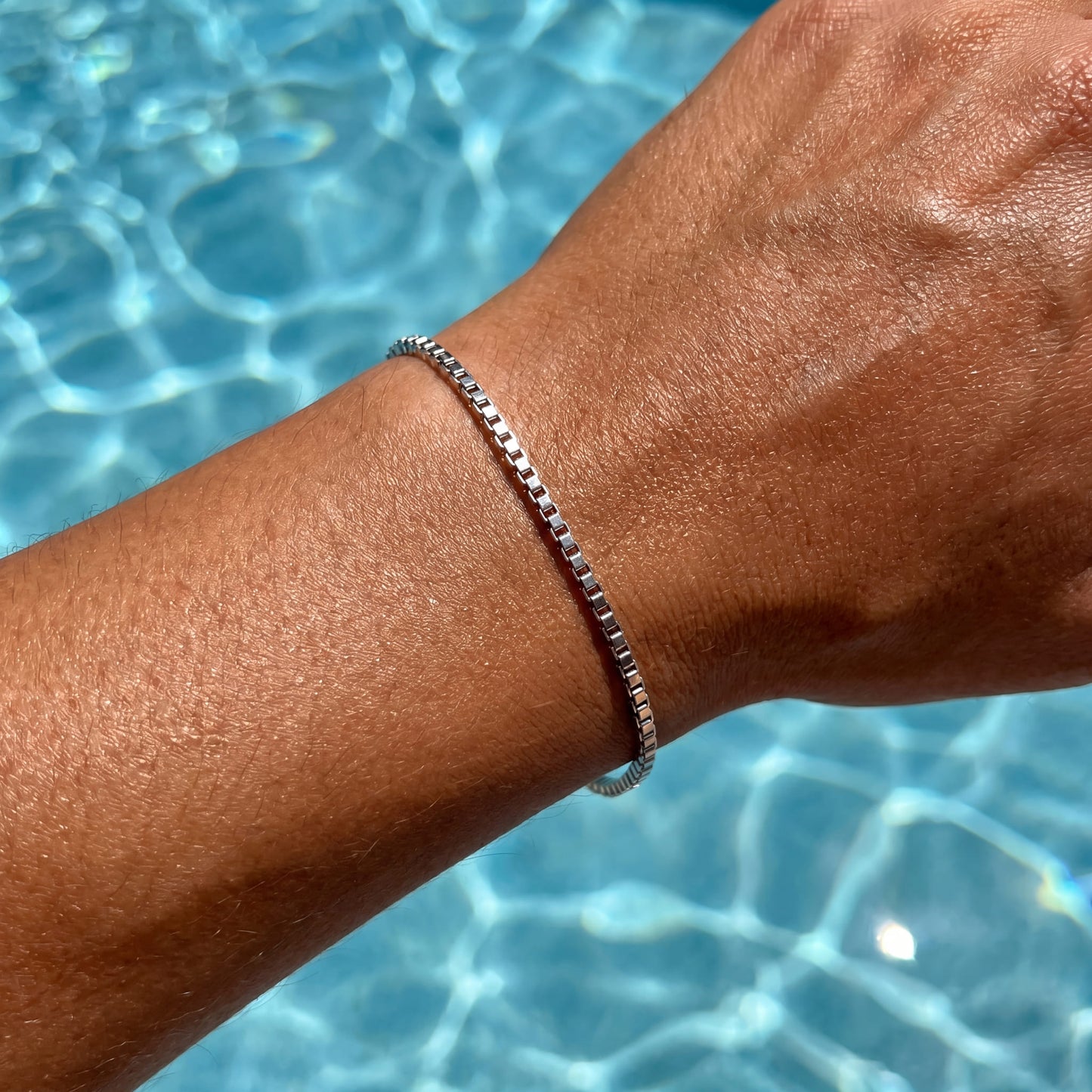 EDELSTAHL 2MM "SILVER BOX" ARMBAND - ICERAIN JEWELRY