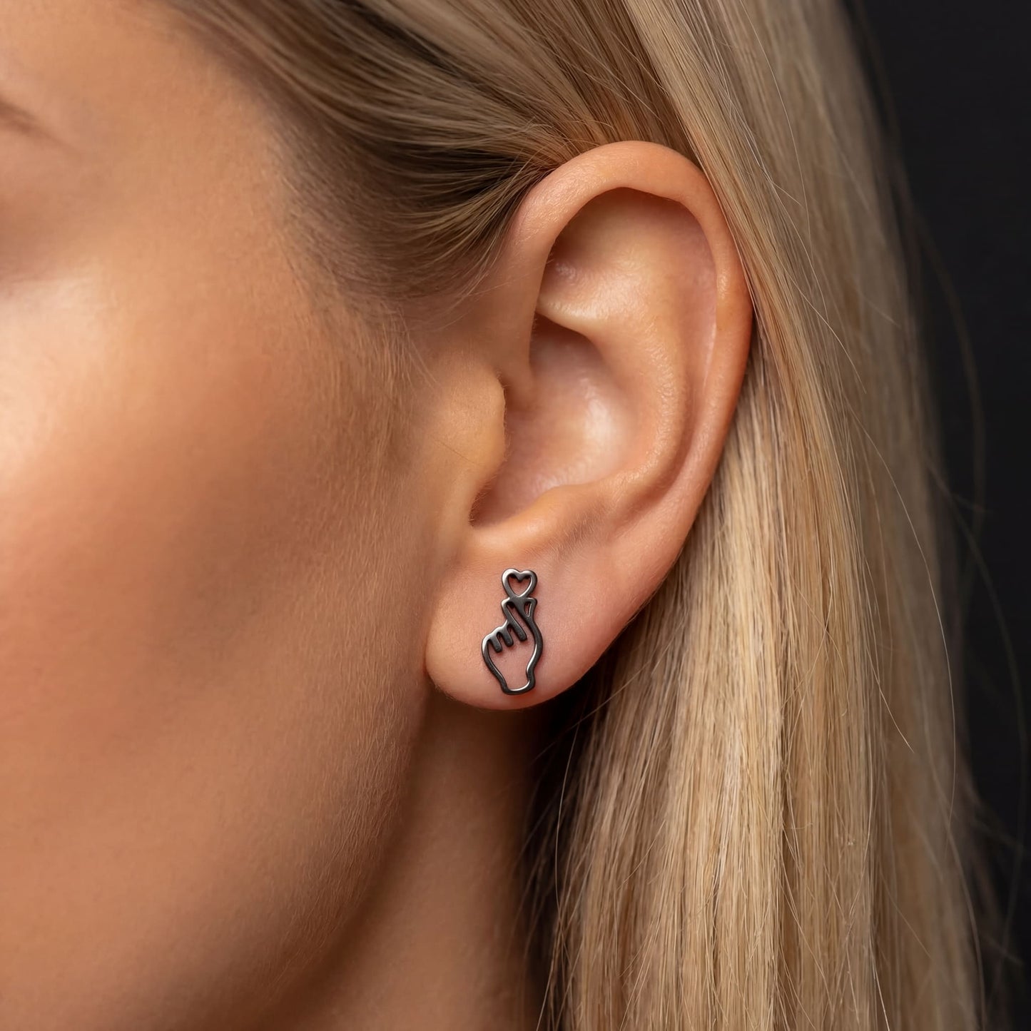 EDELSTAHL "HANDLOVE" OHRRINGE - ICERAIN JEWELRY