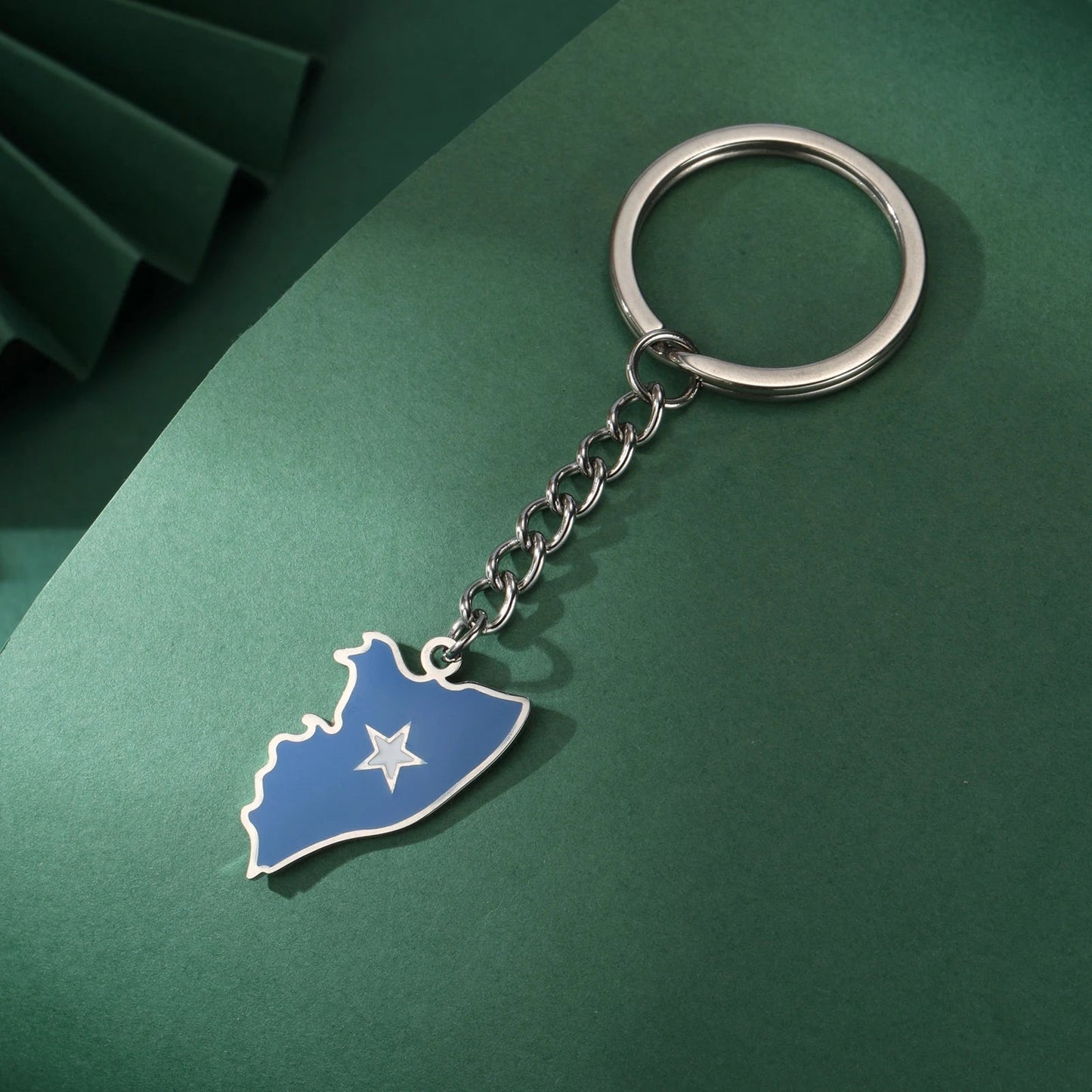 EDELSTAHL "SOMALIA" SCHLÜSSELANHÄNGER - ICERAIN JEWELRY