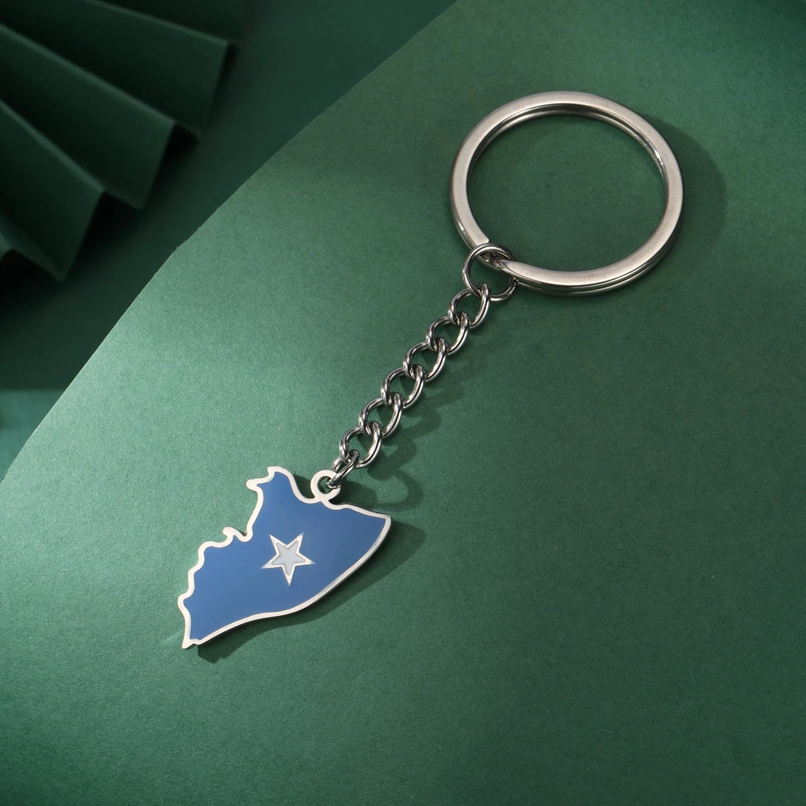 EDELSTAHL "SOMALIA" SCHLÜSSELANHÄNGER - ICERAIN JEWELRY