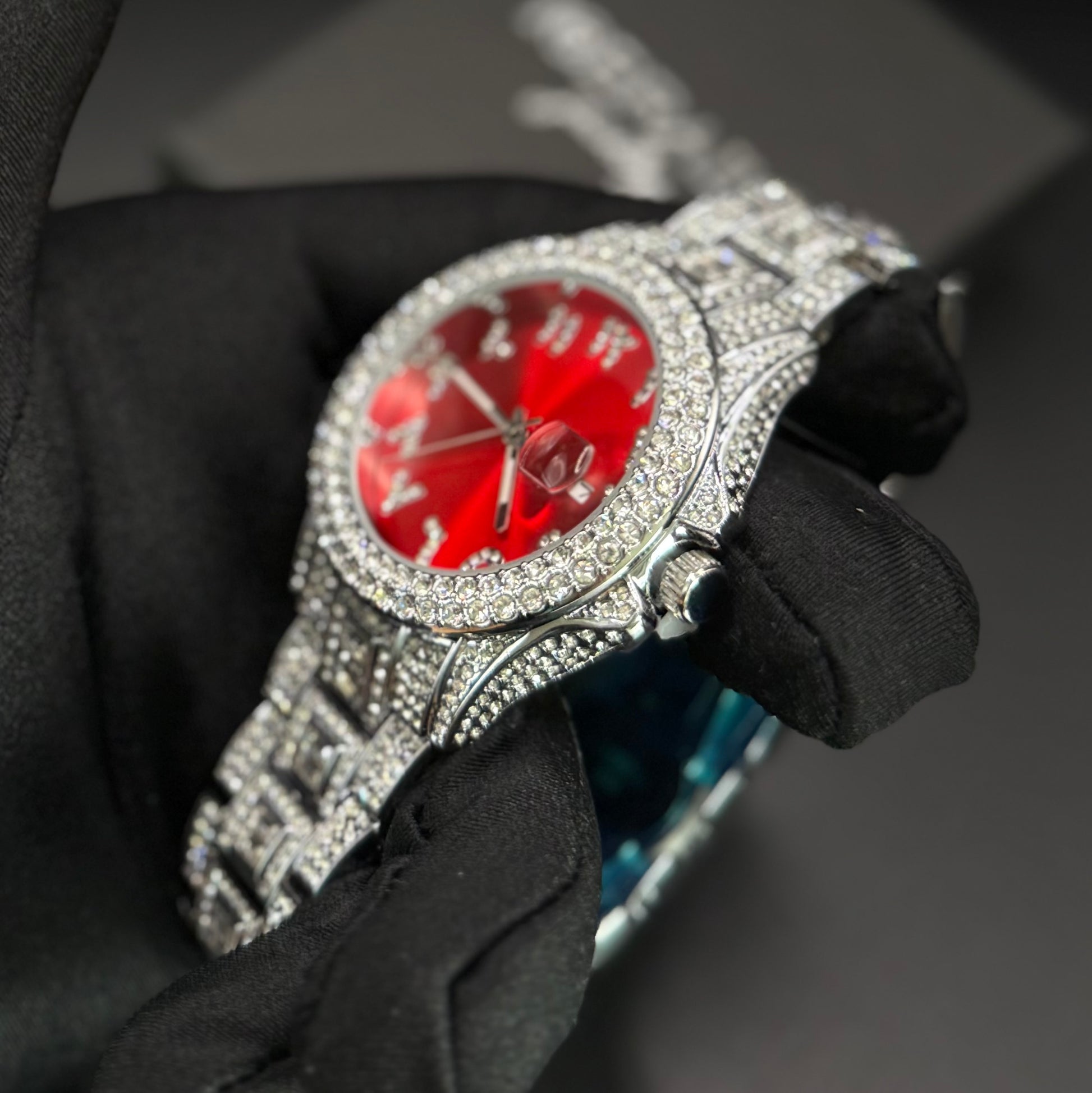 ICED OUT "ARABIC" UHR - ICERAIN JEWELRY
