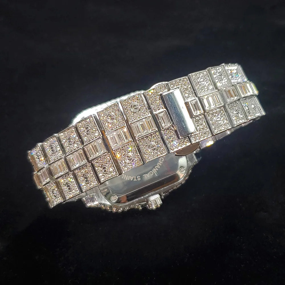 ICED OUT "PIAZZA V5" UHR - ICERAIN JEWELRY