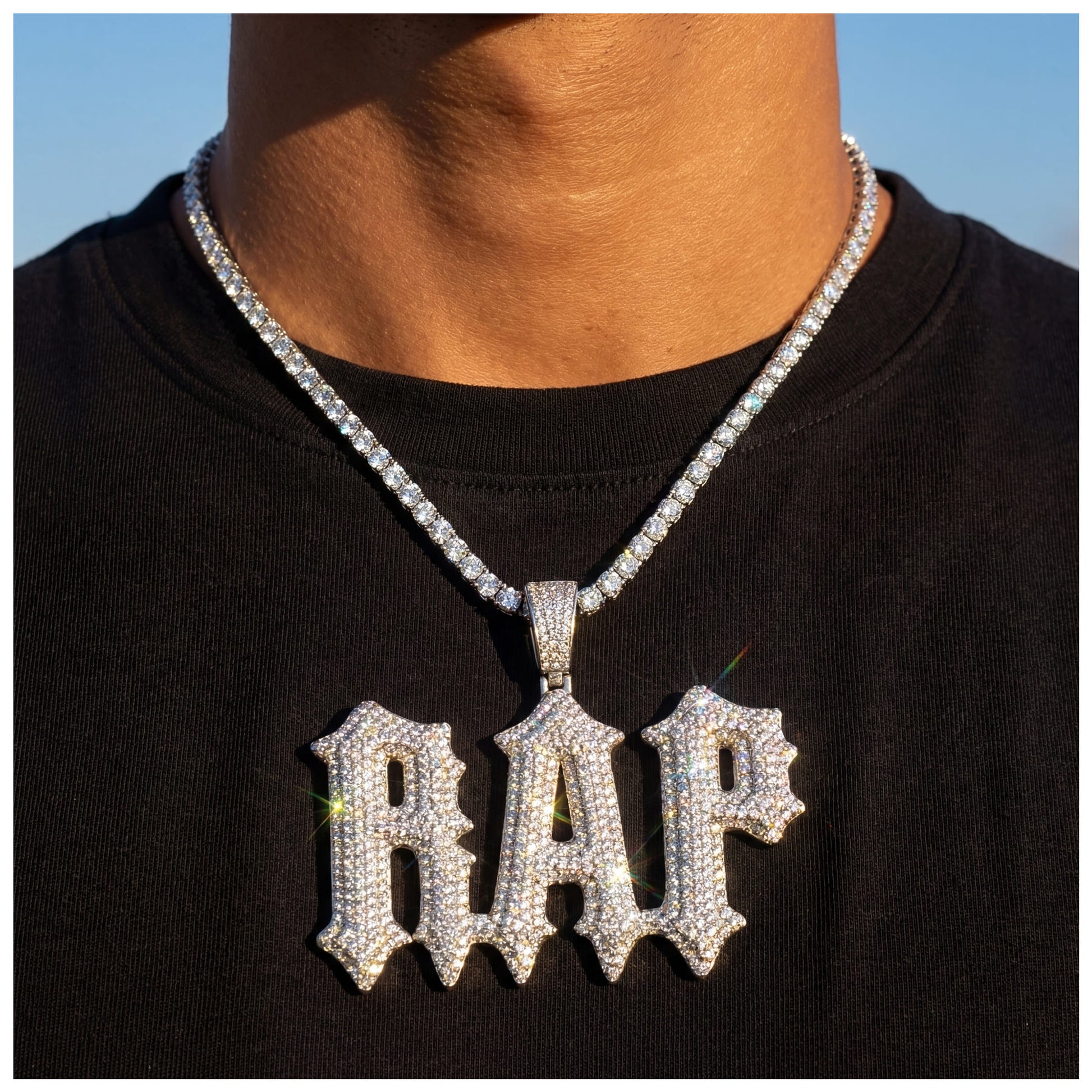 PERSONALISIERTE ICED OUT "TRAP" KETTE - ICERAIN JEWELRY